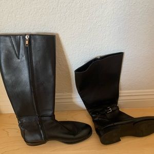 Banana Republic Black Leather Boots size 7